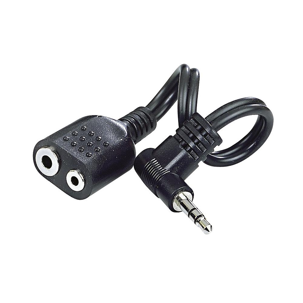 Adaptateur Radio 2 jack en 1 jack