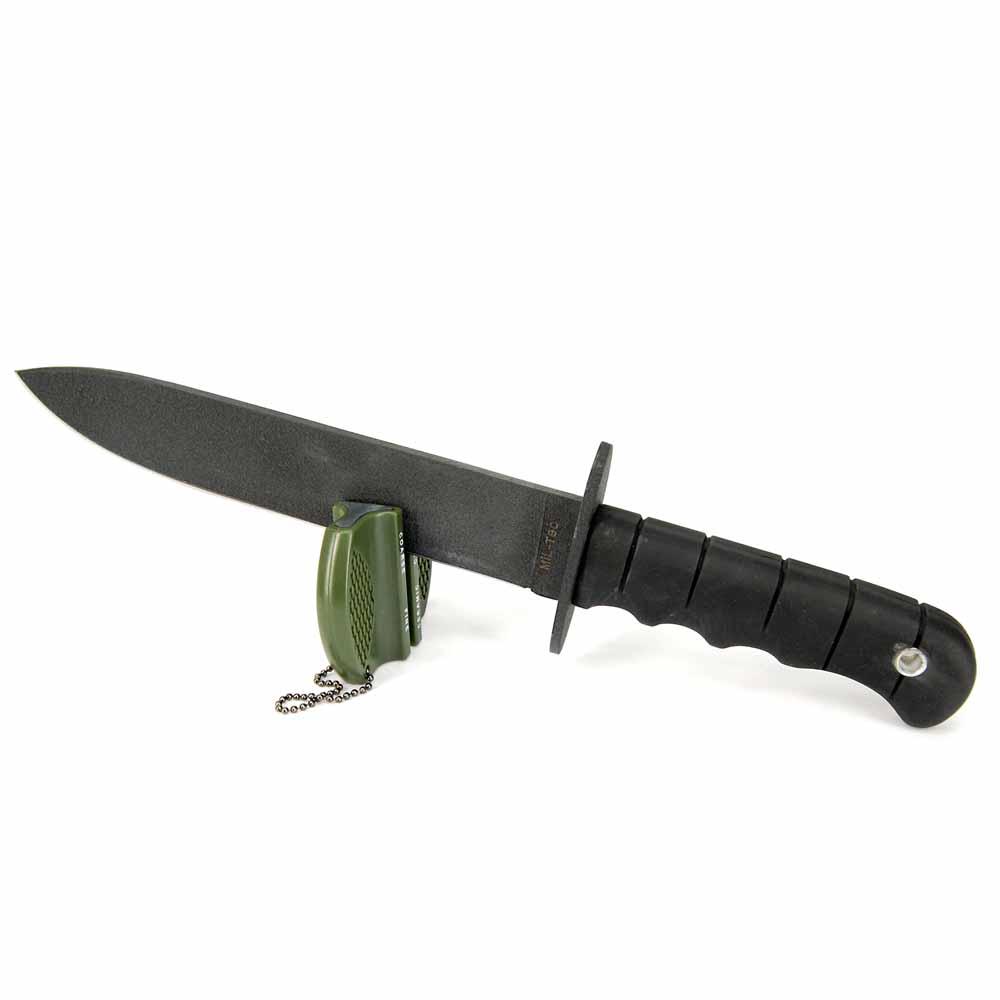 Aiguiseur lame multiple compact - Vert armée - Miltec