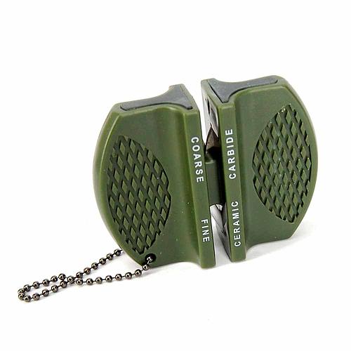 Aiguiseur lame multiple compact - Vert armée - Miltec
