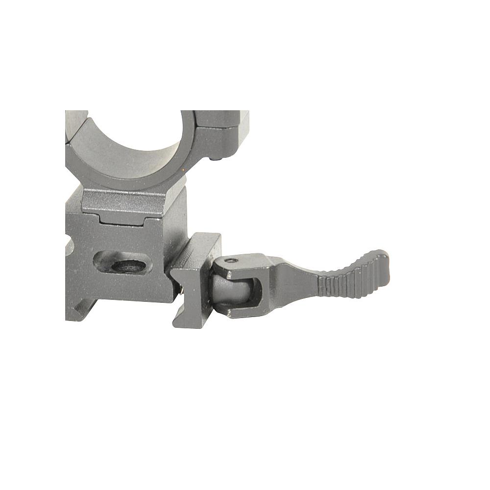 Anneaux de fixation à démontage rapide - 2 pièces - Noir - Swiss Arms