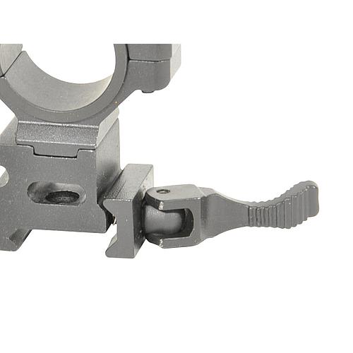 Anneaux de fixation à démontage rapide - 2 pièces - Noir - Swiss Arms