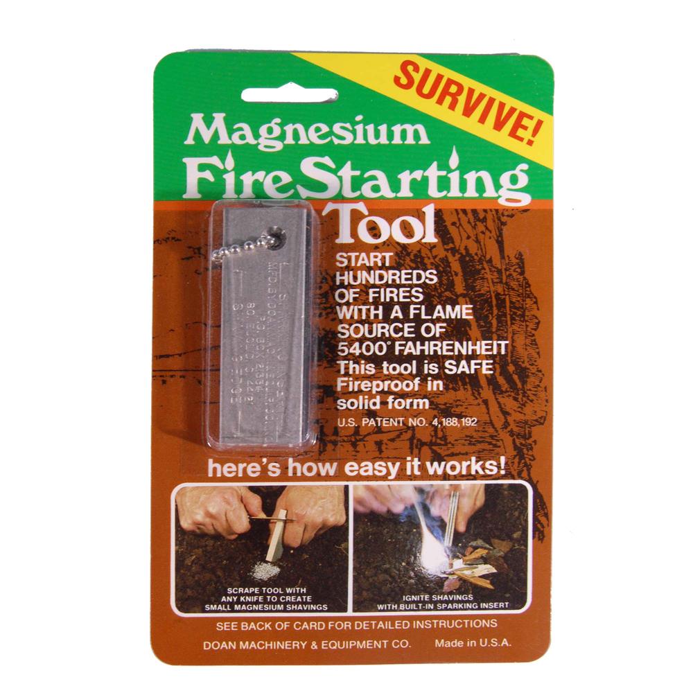 Barre magnésium allumage