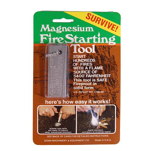 Barre magnésium allumage