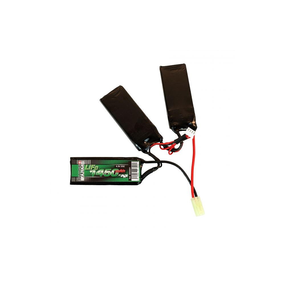 Batterie LiFe 9.9V - 1450mAh 20C - Triple - Swiss Arms