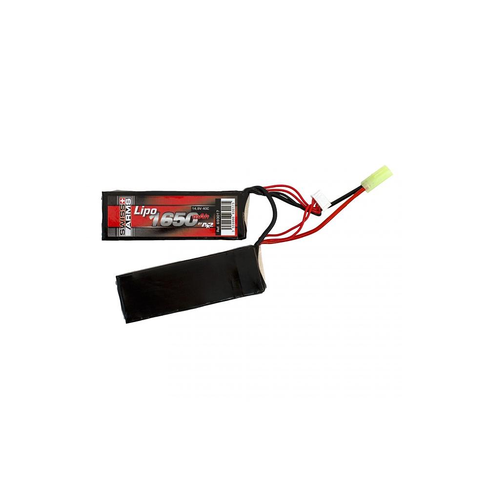 Batterie Lipo 14.8V - 1650mAh 40C - Stick Double Swiss Arms