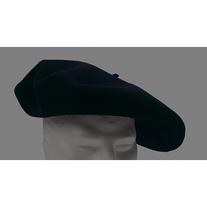 Beret alpin bleu marine 100% laine