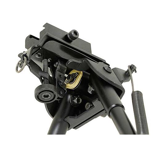 BI PIED réglable – 13 étapes – Compatible rail Ris – Noir - ACM