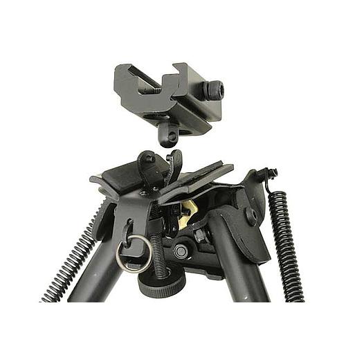 BI PIED réglable – 13 étapes – Compatible rail Ris – Noir - ACM