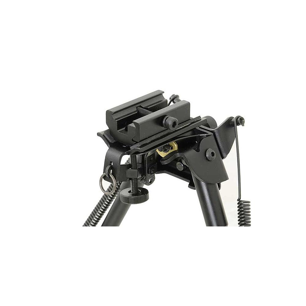 BI PIED réglable - 9 étapes - compatible rail – Noir - ACM