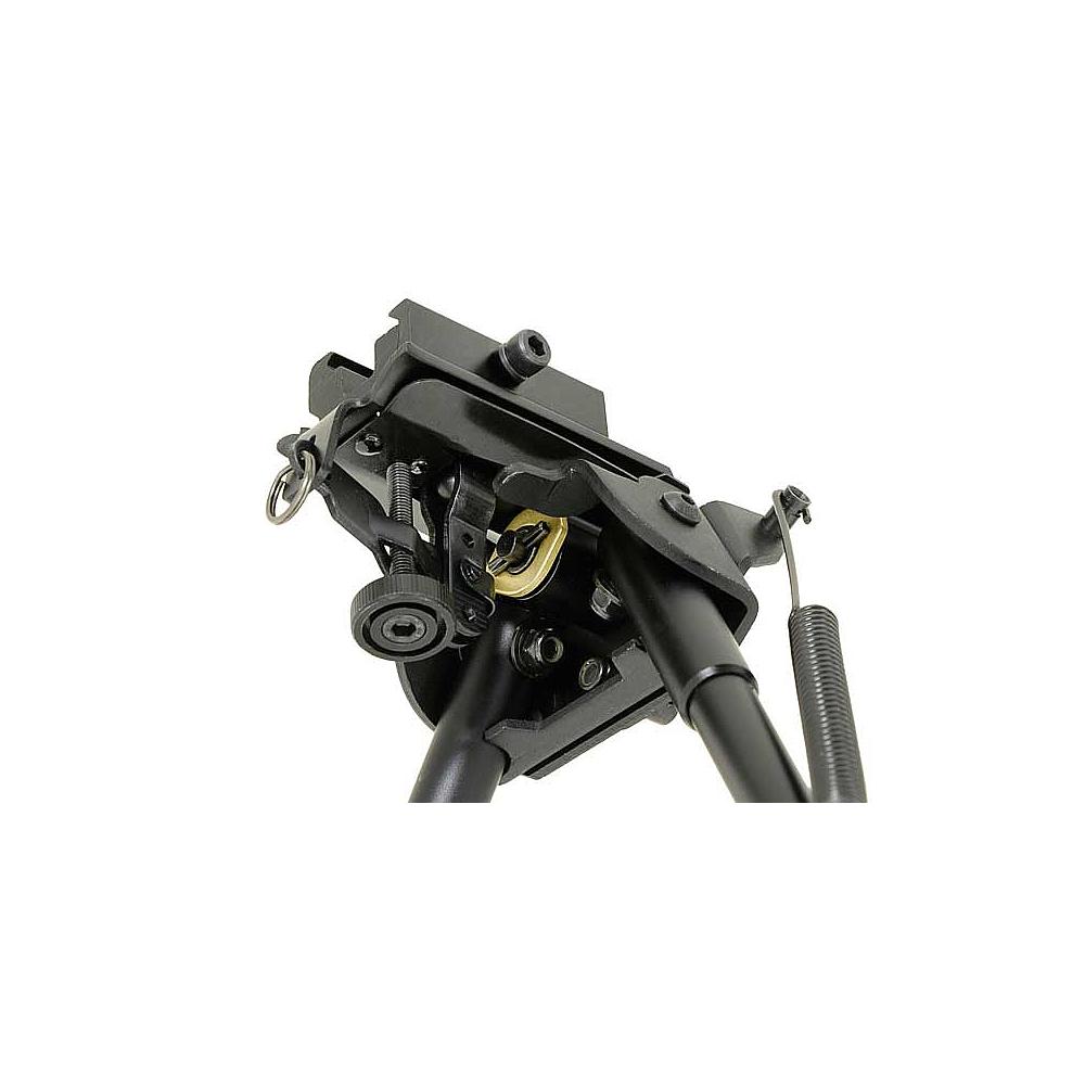 BI PIED réglable - 9 étapes - compatible rail – Noir - ACM