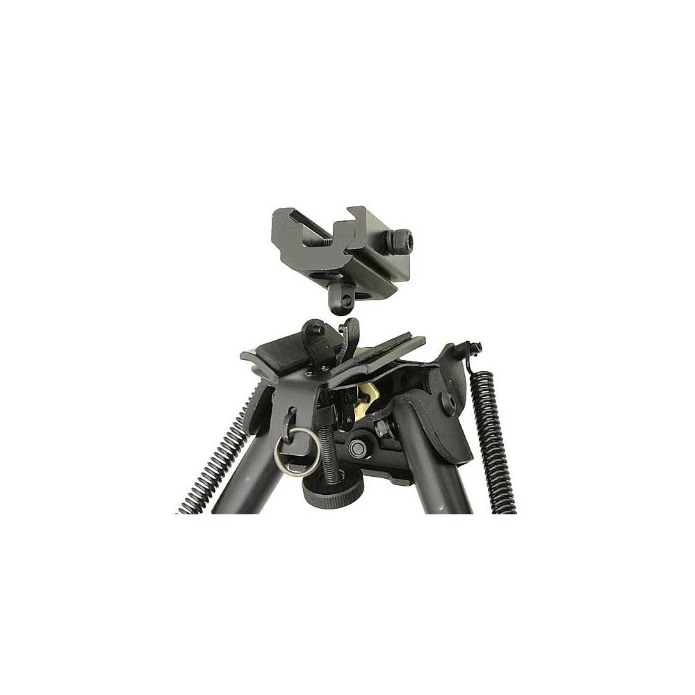 BI PIED réglable - 9 étapes - compatible rail – Noir - ACM