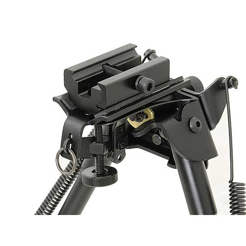 BI PIED réglable - 9 étapes - compatible rail – Noir - ACM