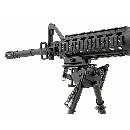 BI PIED réglable - 9 étapes - compatible rail – Noir - ACM