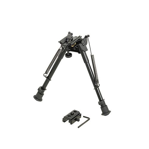 BI PIED réglable - 9 étapes - compatible rail – Noir - ACM