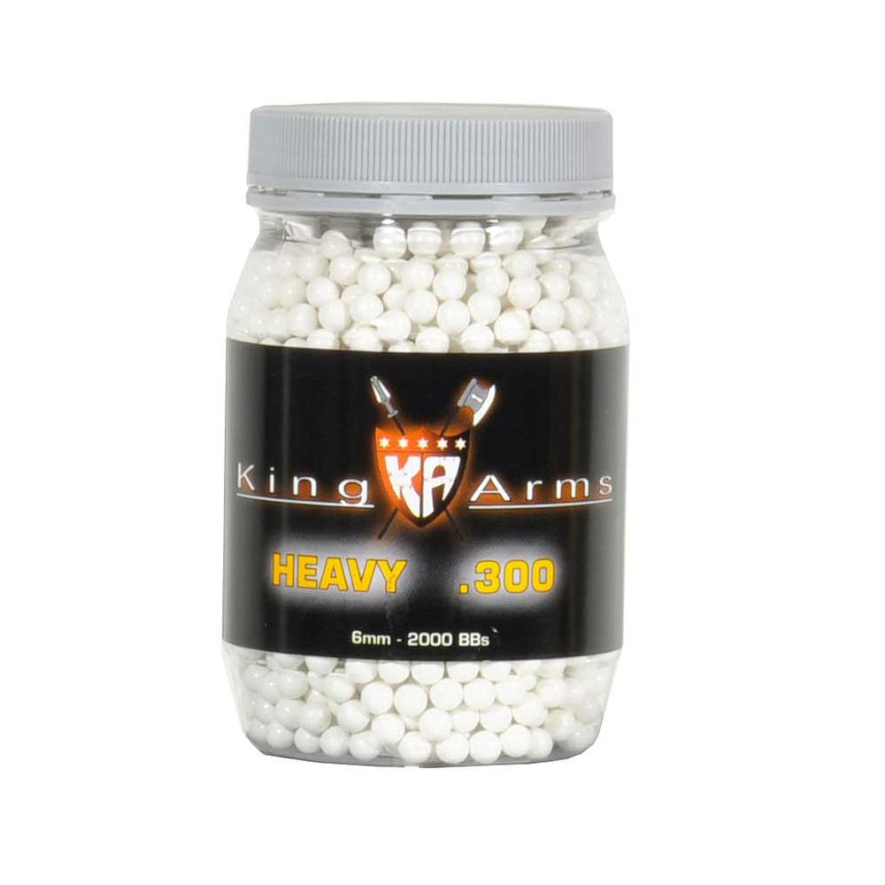 Billes Blanches Heavy 0.30g - Pot de 2000 - Swiss Arms