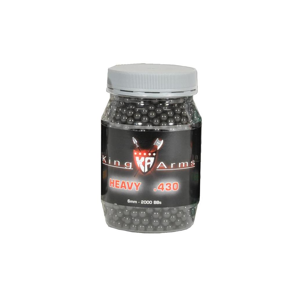 Billes Noires 0.43 gr Heavy en pot de 2000
