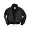 Blouson pilote en cuir noir CWU