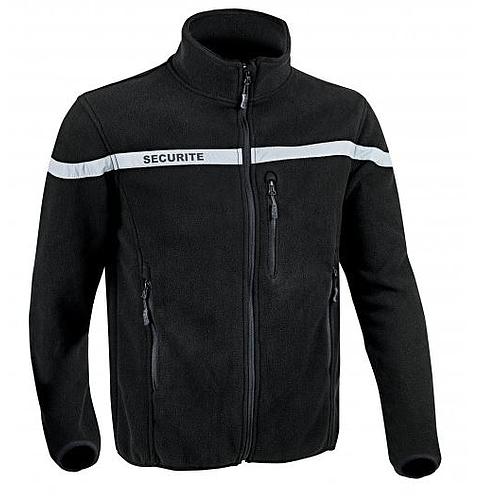Blouson polaire Sécu-One Sécurité - Noir