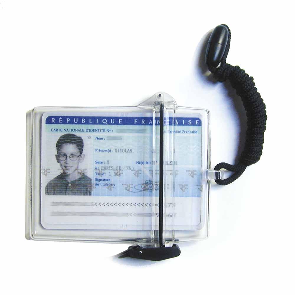 Boite étanche 11 x 8 x 1.1 mm - Noir - Miltec