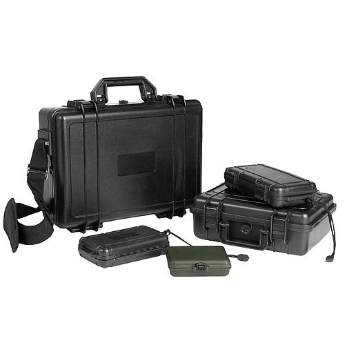 Boîte rigide étanche (moyenne : 182 x 120 x 40 mm)