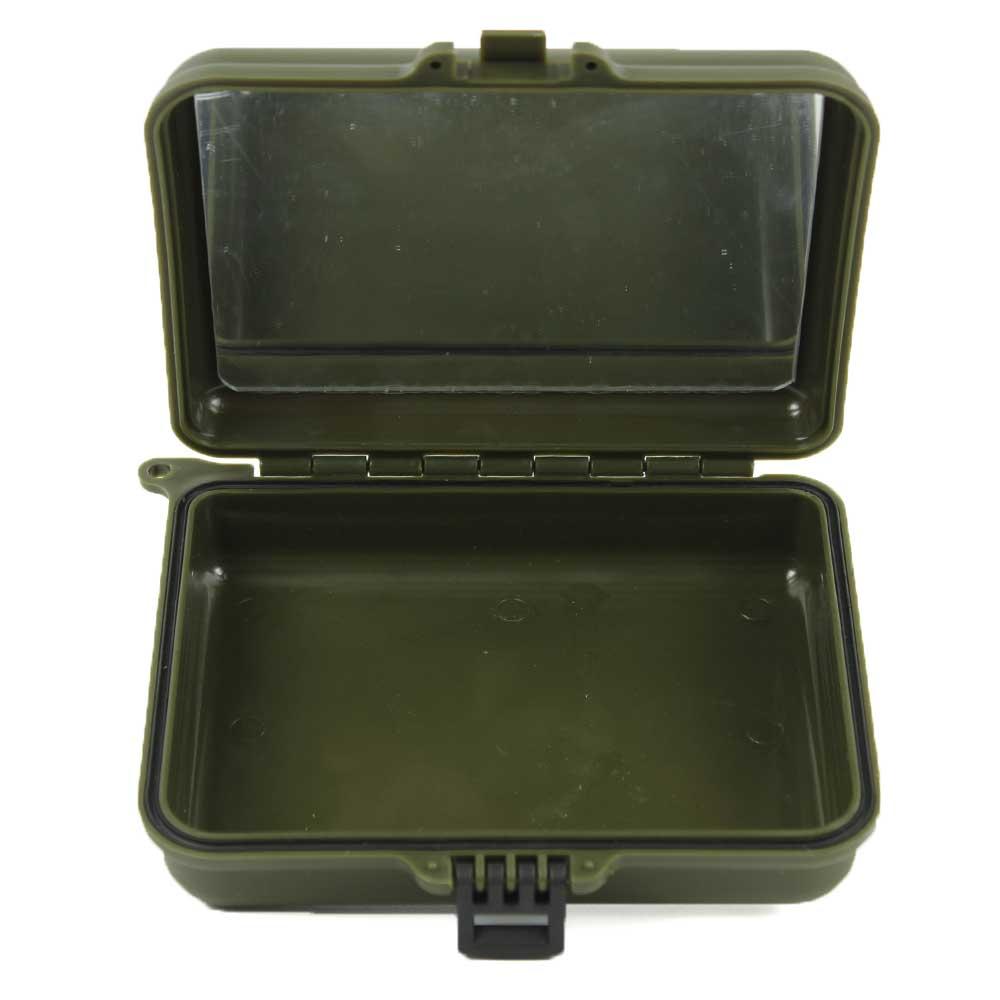 Boîte rigide étanche OLIVE (petite : 120 x 115 x 35 mm)