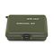 Boîte rigide étanche OLIVE (petite : 120 x 115 x 35 mm)