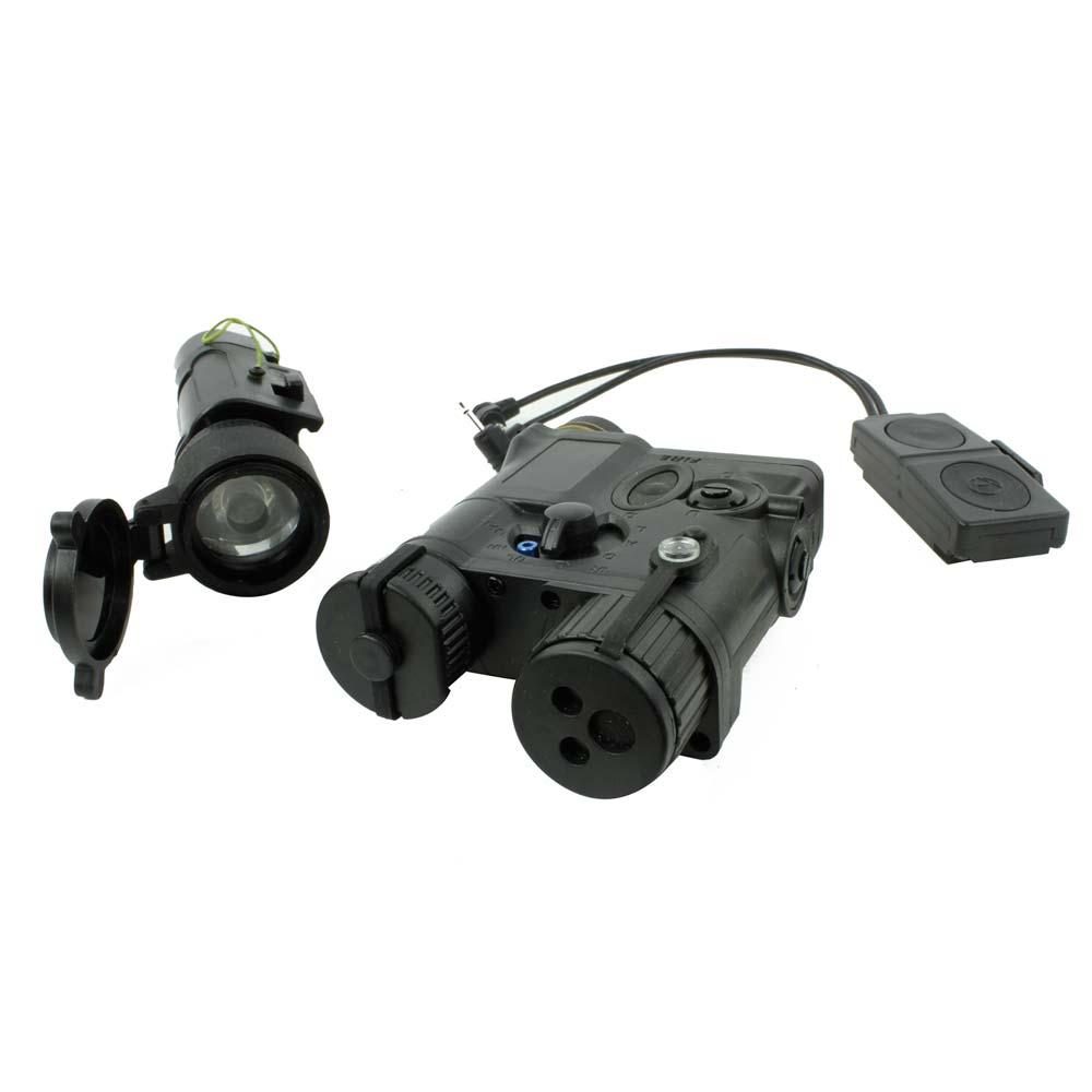 Boitier laser,led, lampe double bouton switch Black