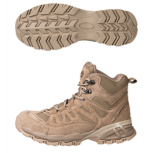 Bottes Rangers MFH Commando Pour Homme - Couleur Coyote Tan, Randonnée Et Militaire, Neuves En Boîte