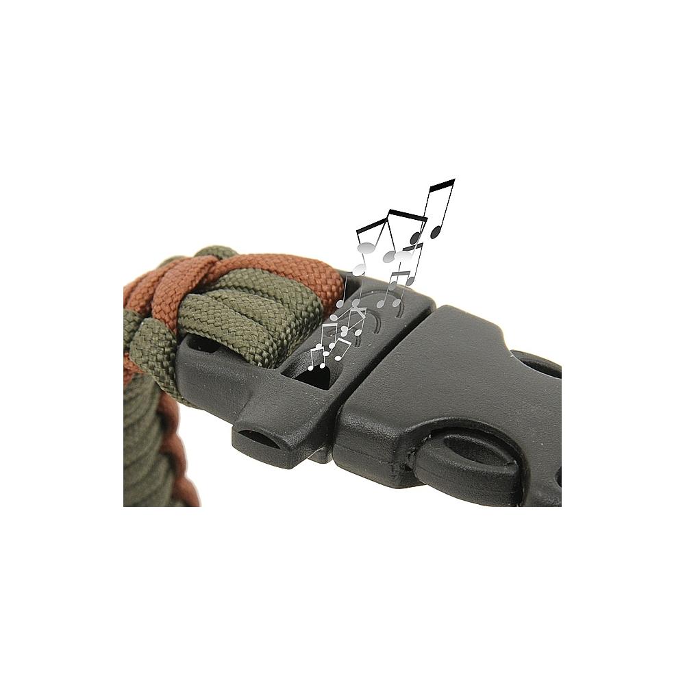 Bracelet paracorde survival  (Marron)