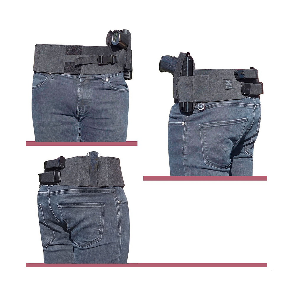 Ceinture Discrète Holster - Noir - Droitier