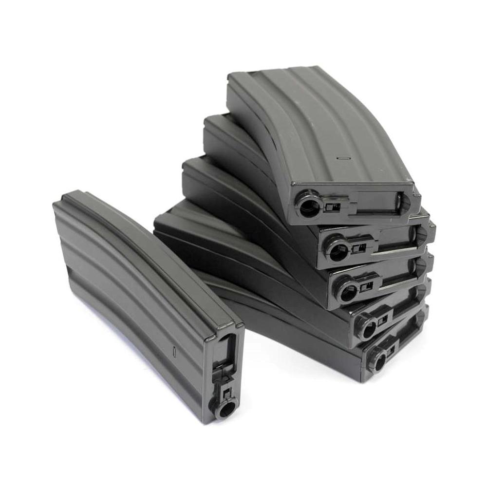 Chargeur Métal 6mm pour M4 - 300 billes - Pack de 6