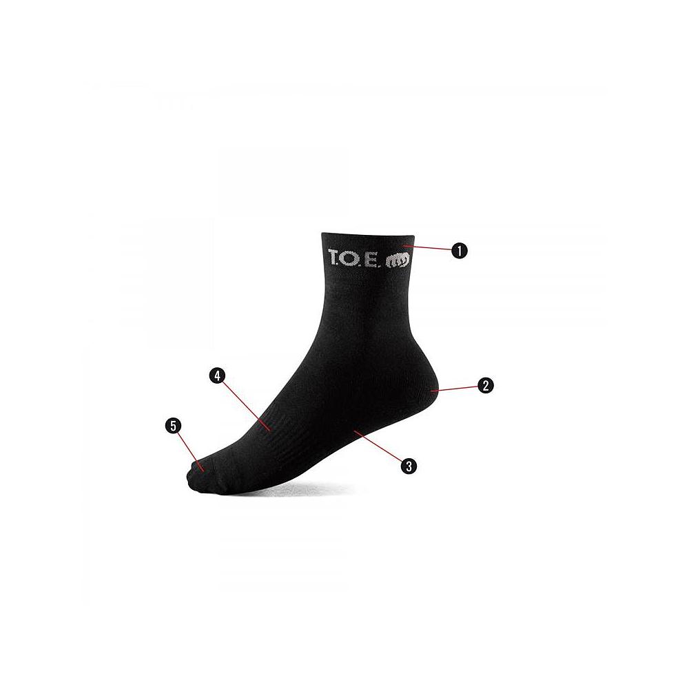 Chaussettes Actives - Noir - ToePro