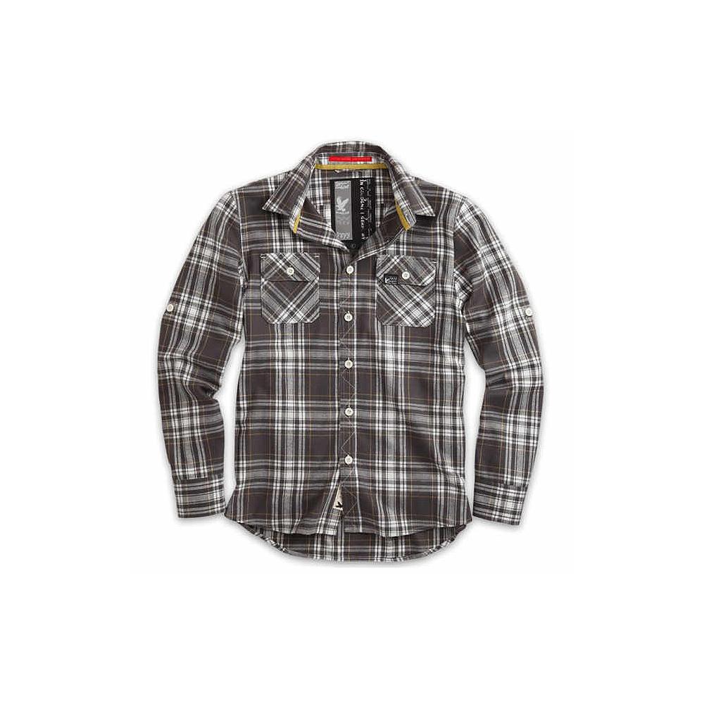 Chemise écossaise Noir