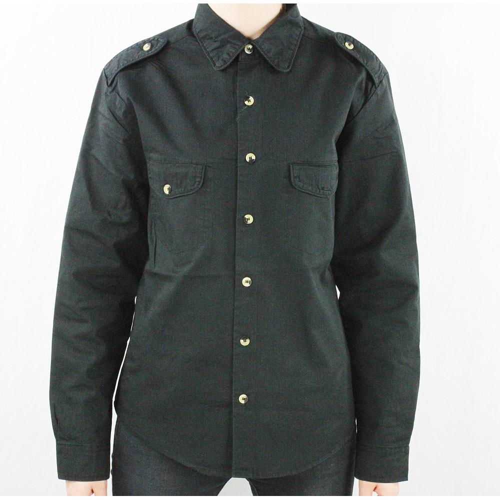 Chemise manche longue militaire (Noir) -  Korps