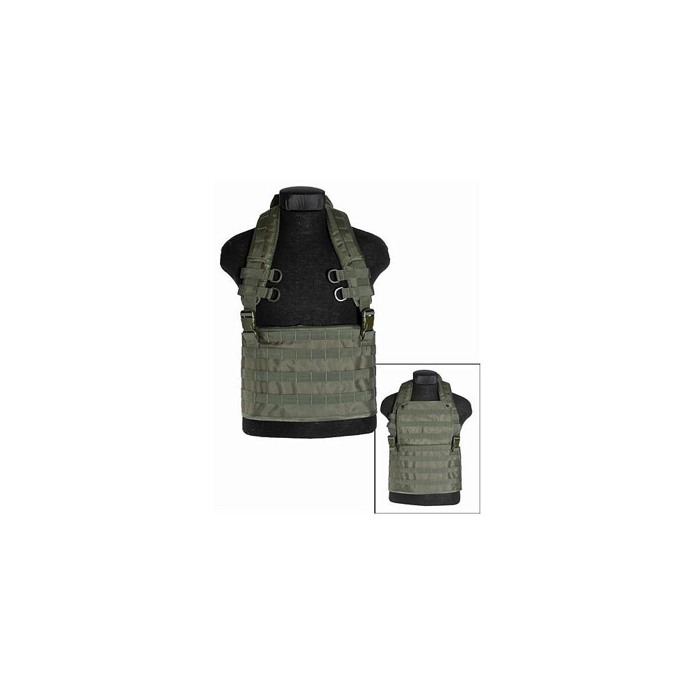 Chest Rig Miltec Système Molle Extensible (Vert)