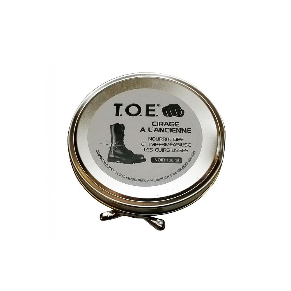 Cirage à l'ancienne noire - 100ml - Toe Pro