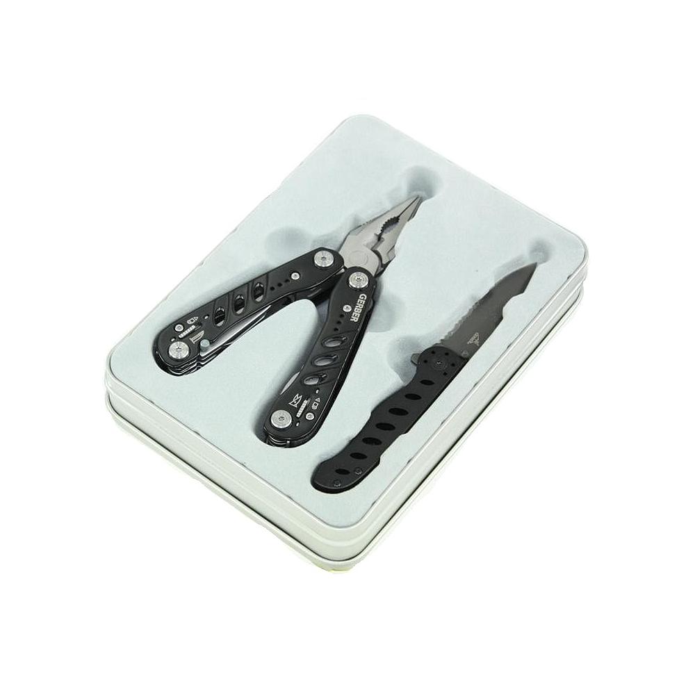 Coffret pince et couteau - Noir - Gerber Evo