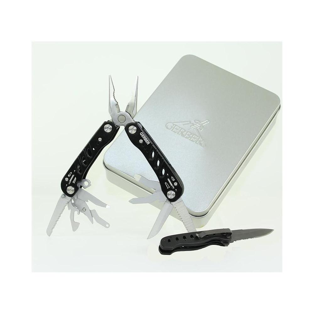 Coffret pince et couteau - Noir - Gerber Evo