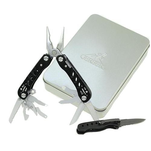 Coffret pince et couteau - Noir - Gerber Evo