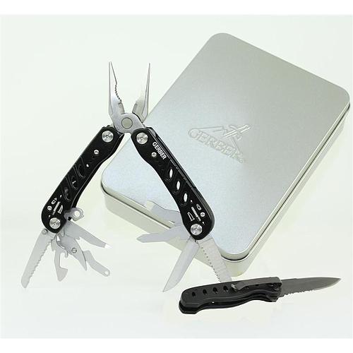 Coffret pince et couteau - Noir - Gerber Evo