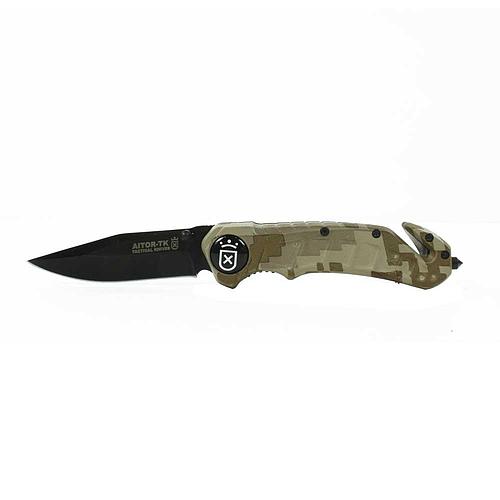 Couteau Aitor-TK Camouflé 11,5cm + Etui