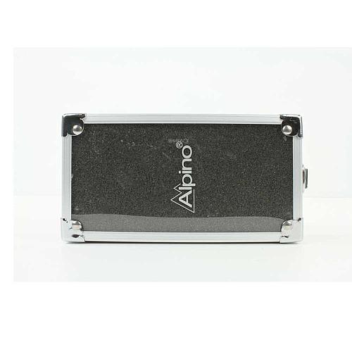 Couteau Alpino Noir/Rouge 12cm clip + Coffret