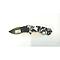 COUTEAU DE POCHE 195MM LAME ACIER CAMO HARD