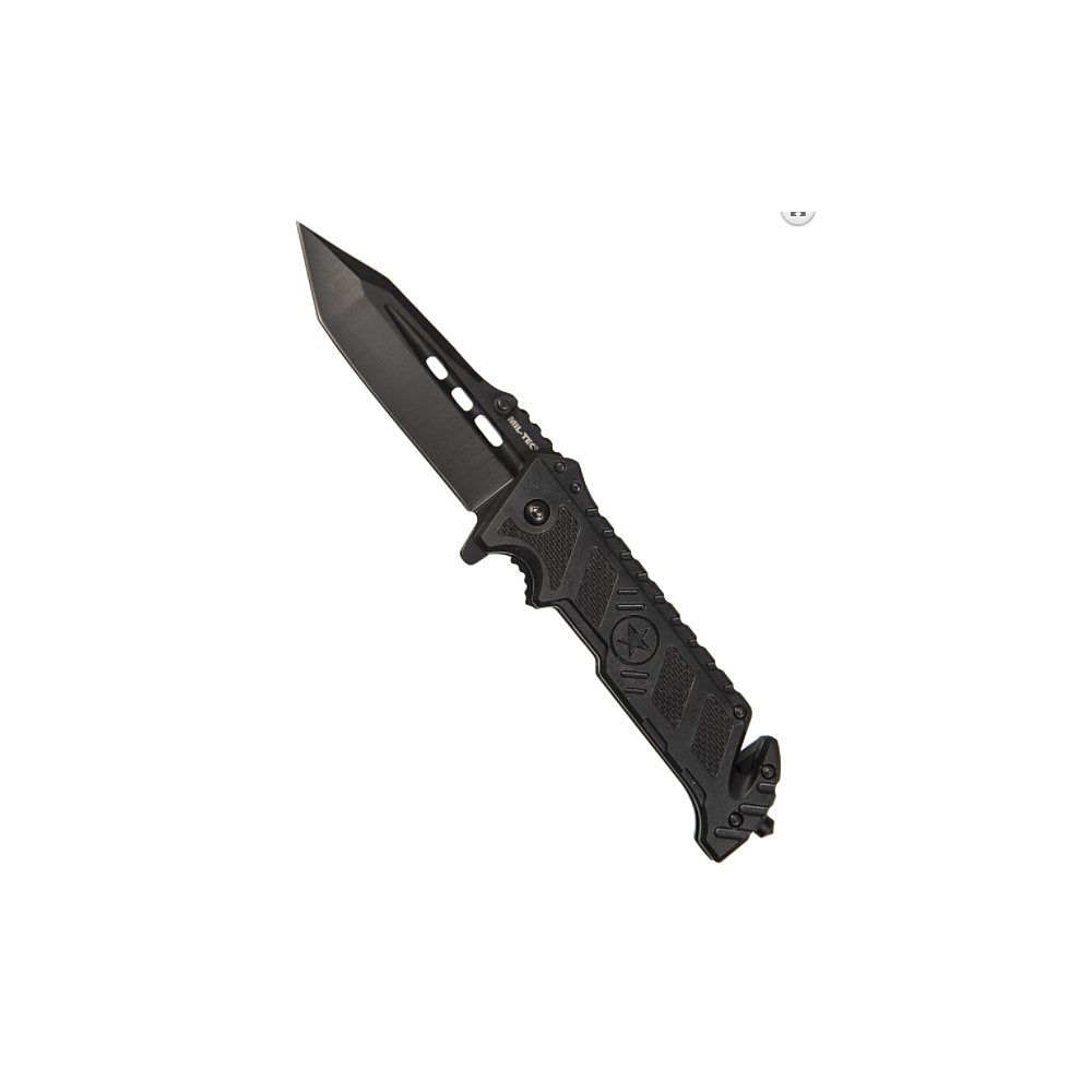 Couteau de poche STAR - Noir Miltec