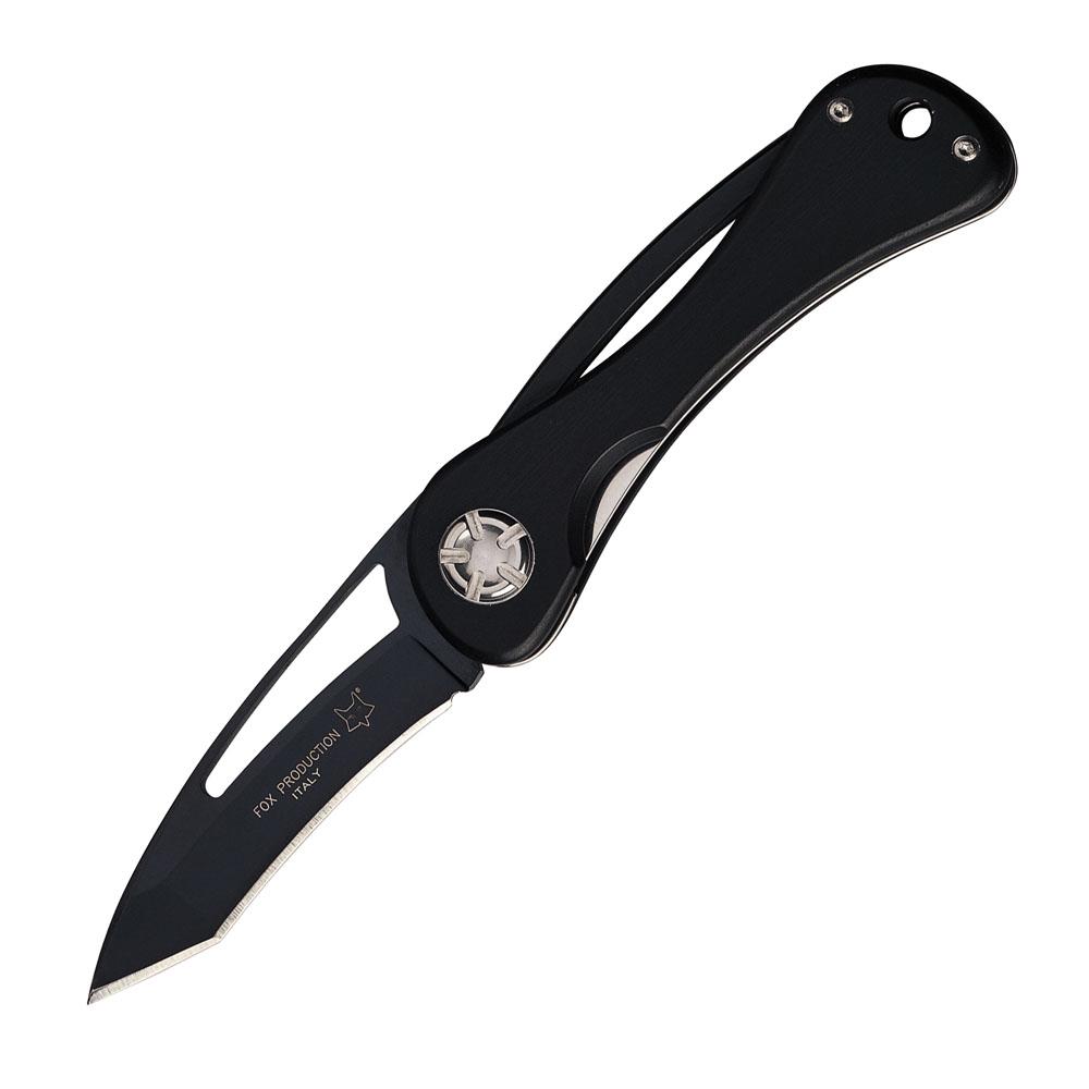 Couteau Fox New Design lame tanto téflon - Noir