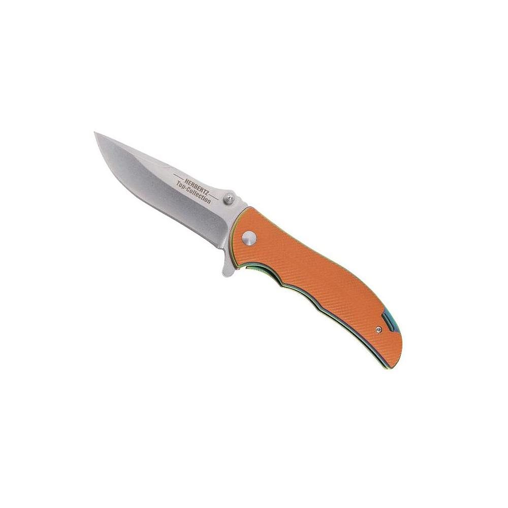Couteau Herbertz G10 Orange - 12m 440