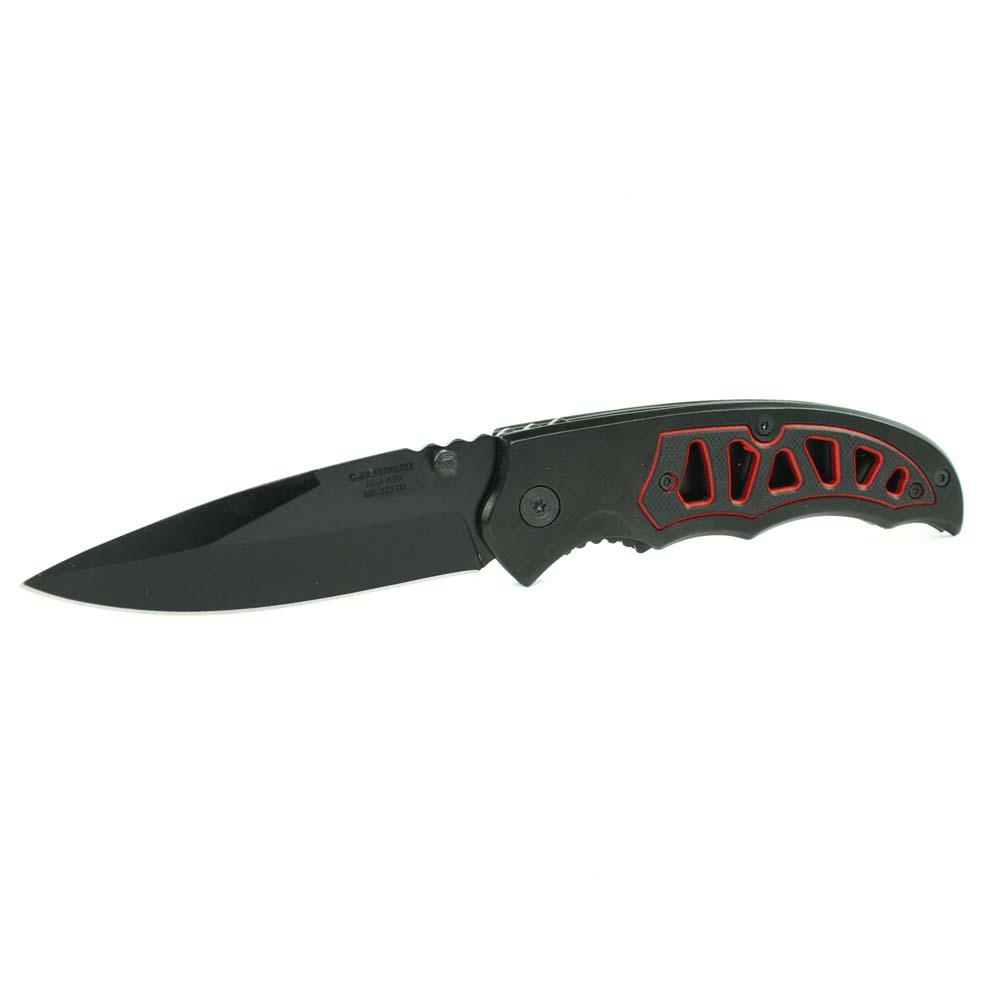 Couteau Herbertz Noir et Rouge 11 cm