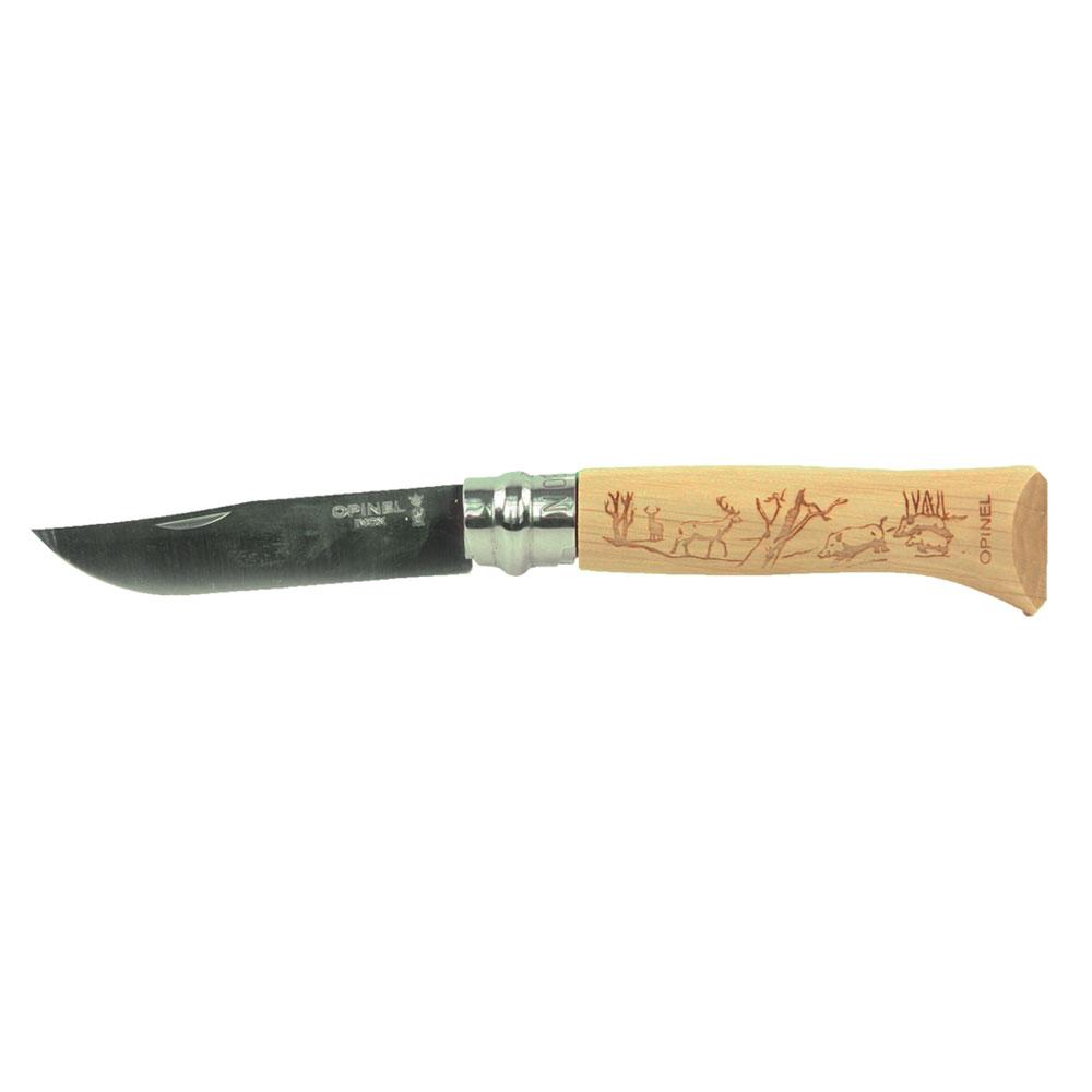 Couteau Opinel n°8 Décor Cerfs Sangliers