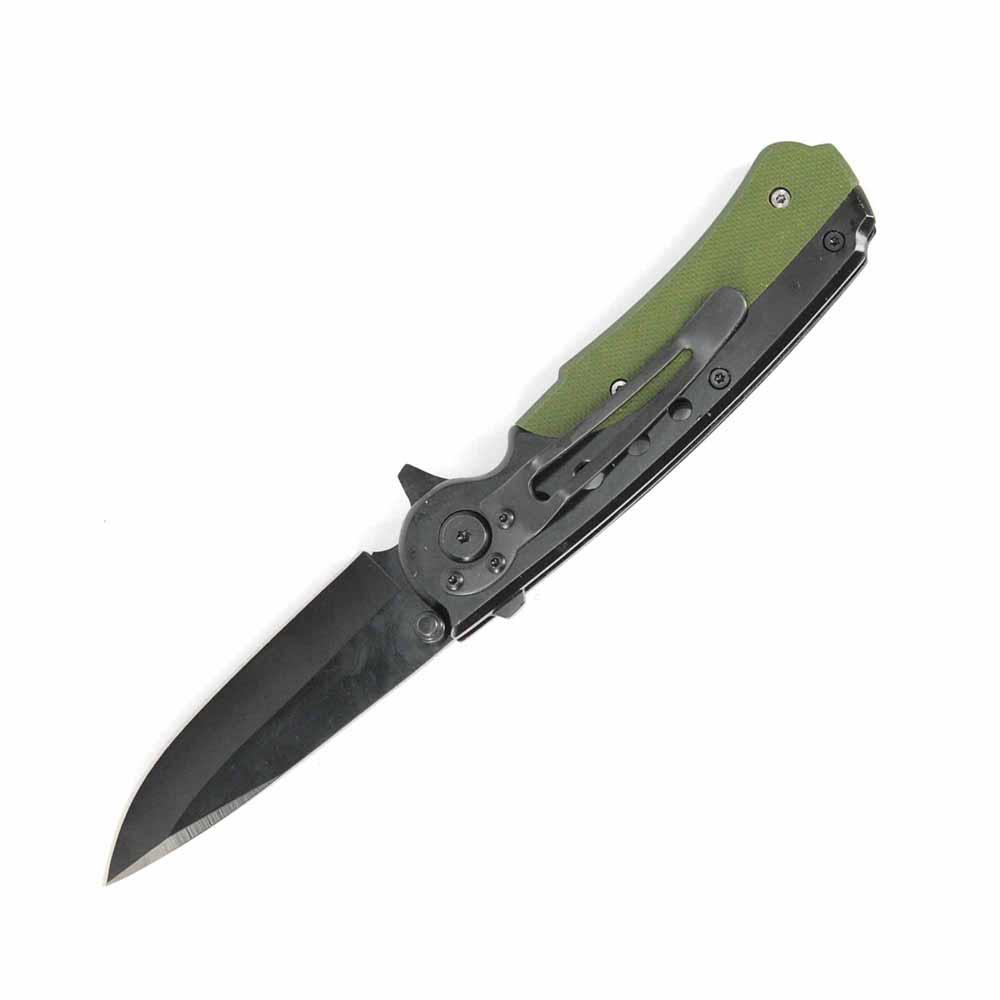 Couteau ouvrant ouverture une main - lame tombante -Miltec