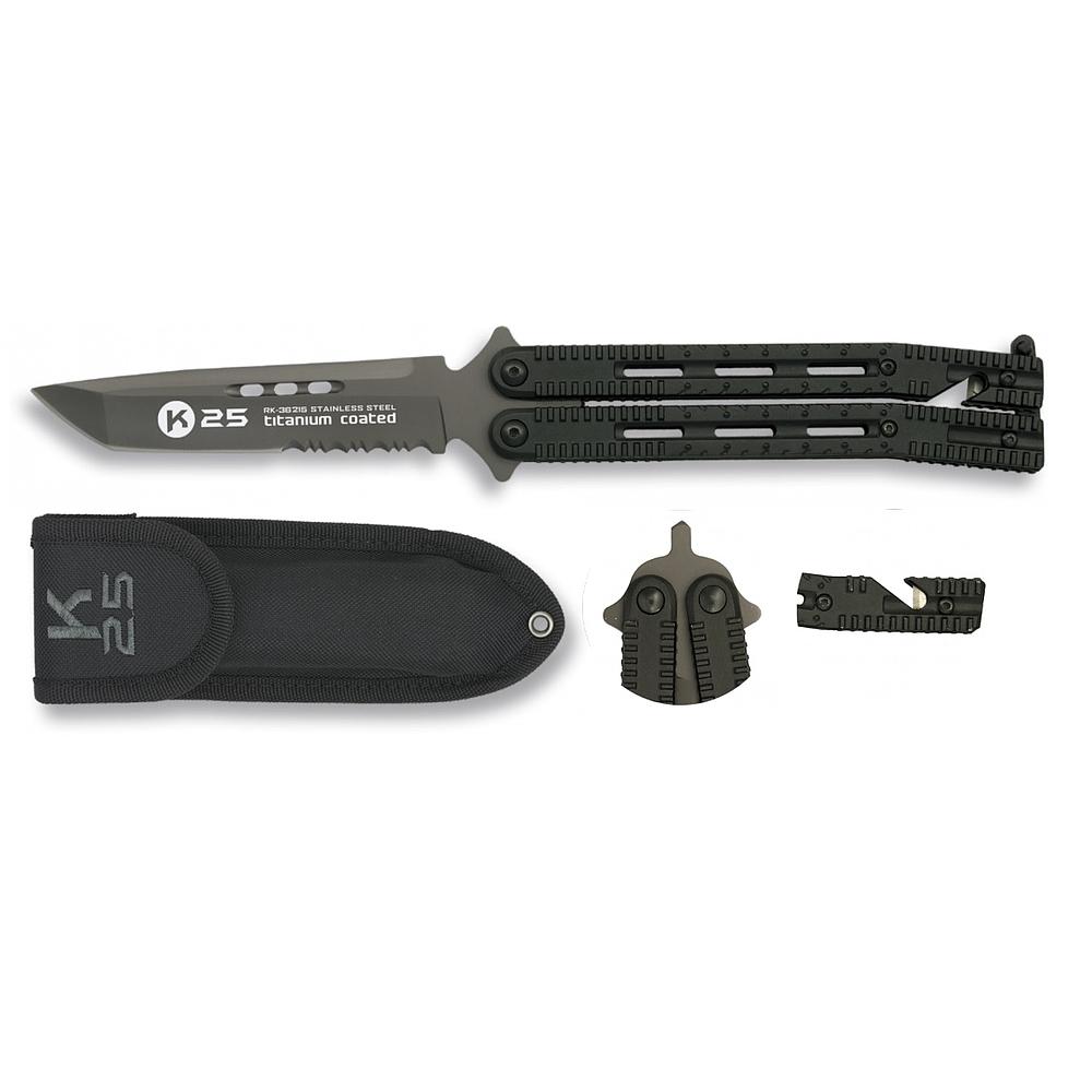 Couteau papillon Tactique K25 - RUI